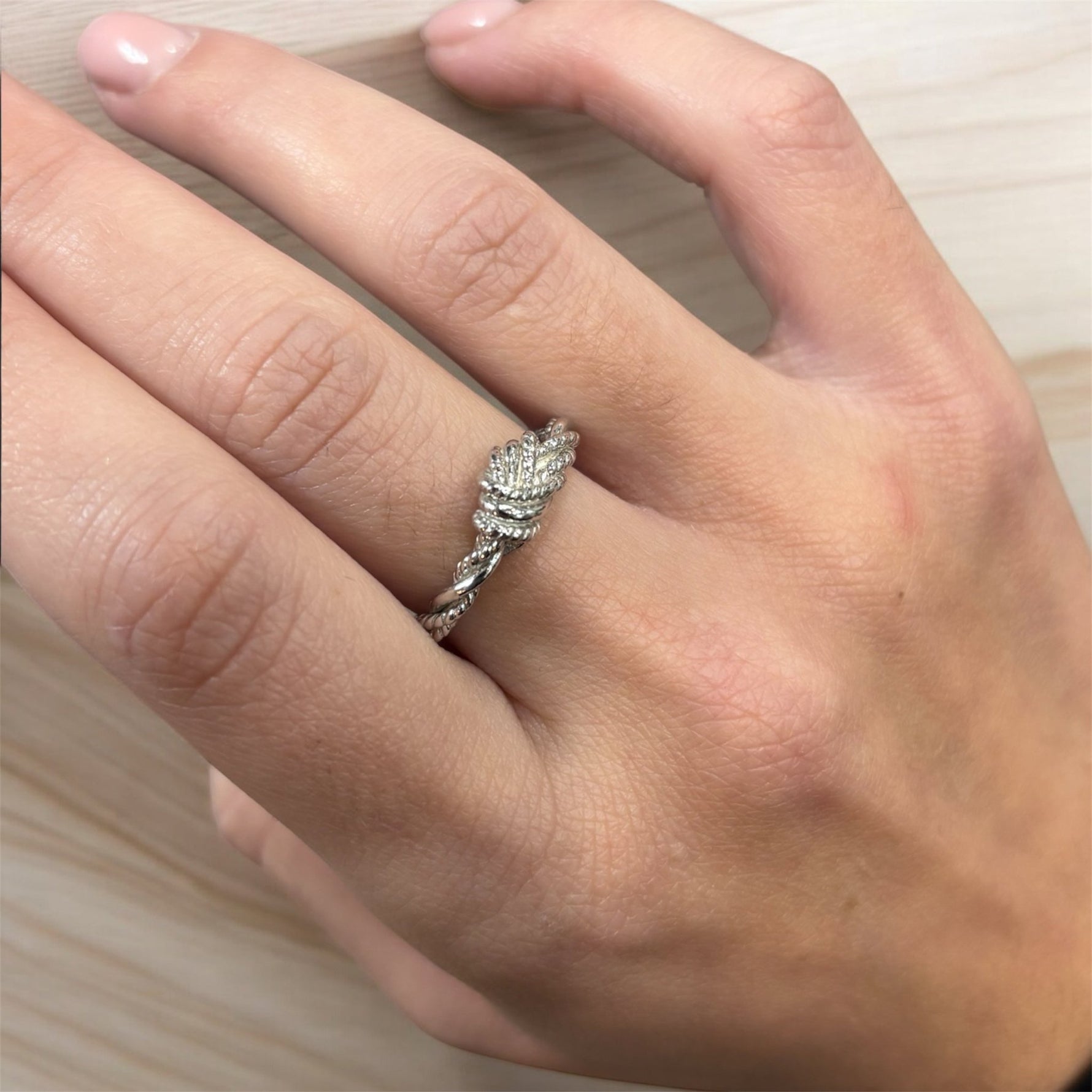 Anello nodo in argento 925 - SIddharta