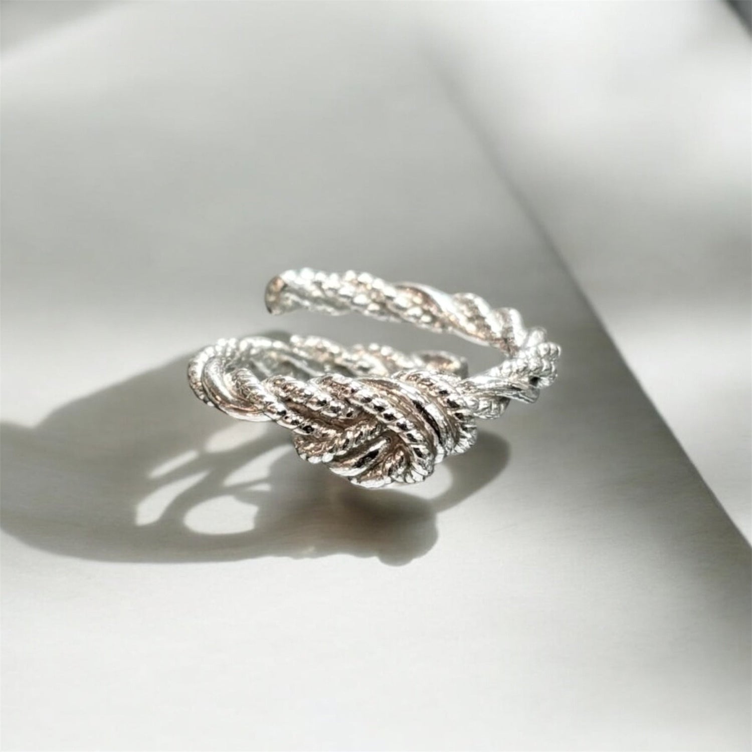 Anello nodo in argento 925 - SIddharta