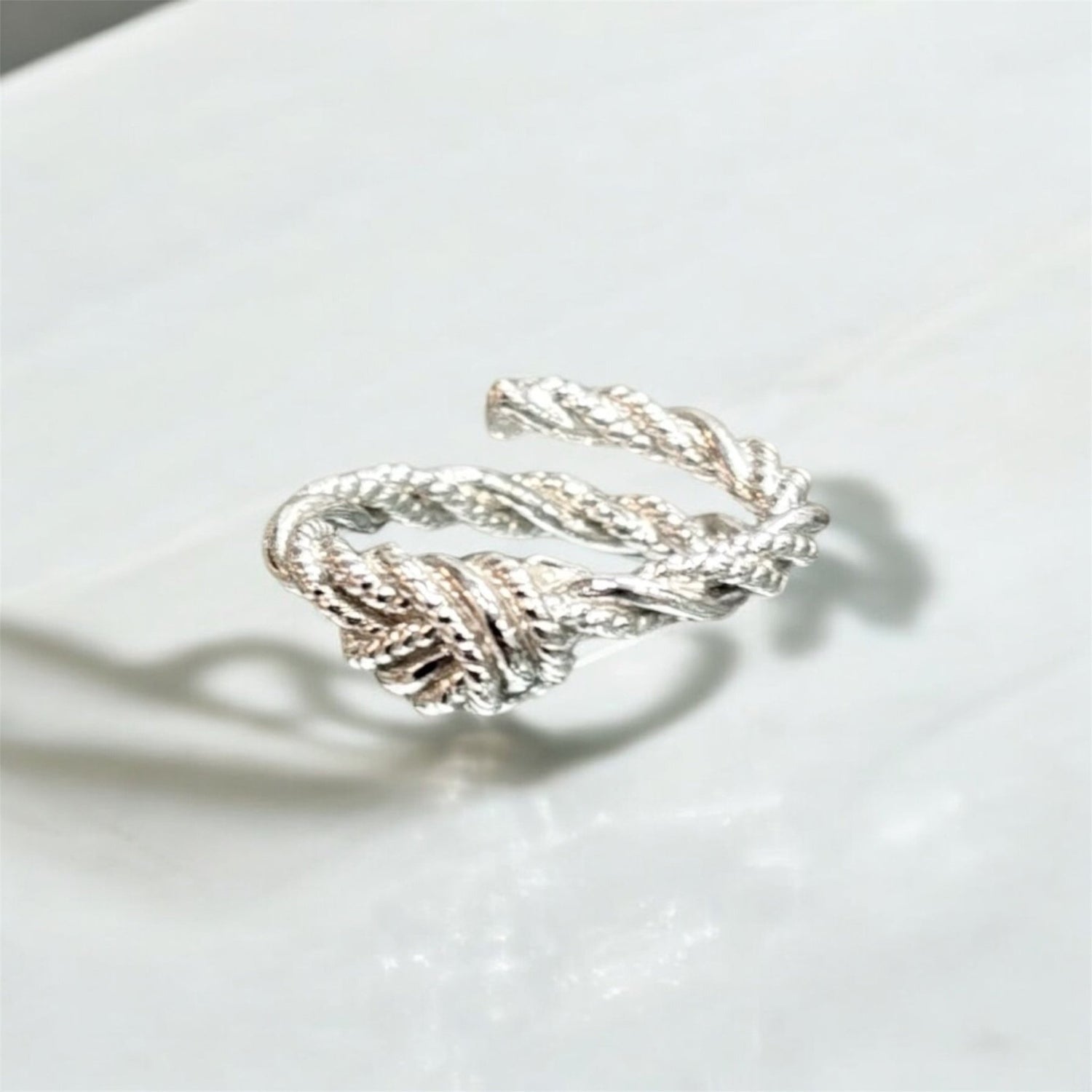 Anello nodo in argento 925 - SIddharta