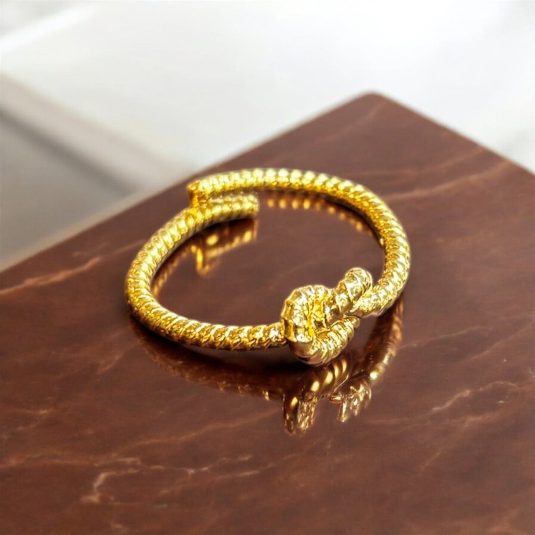 Anello nodo oro in argento 925 - SIddharta