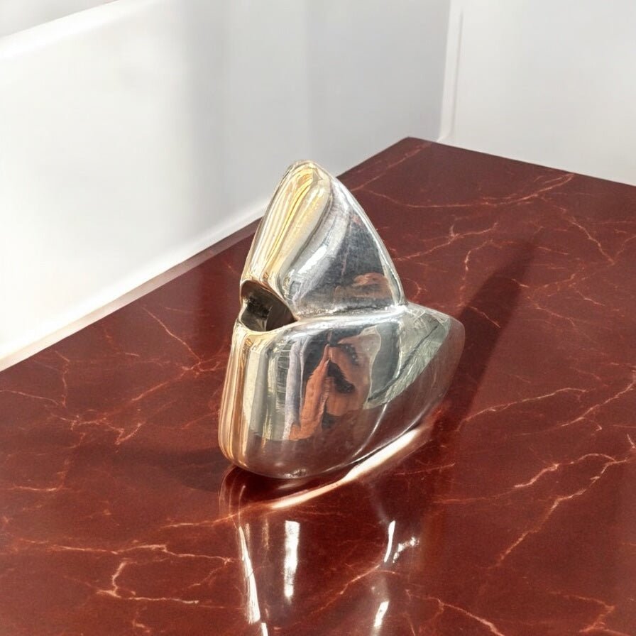 Anello ovale bombato in argento 925 - SIddharta