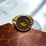 Anello sole oro in acciaio inossidabile - SIddharta