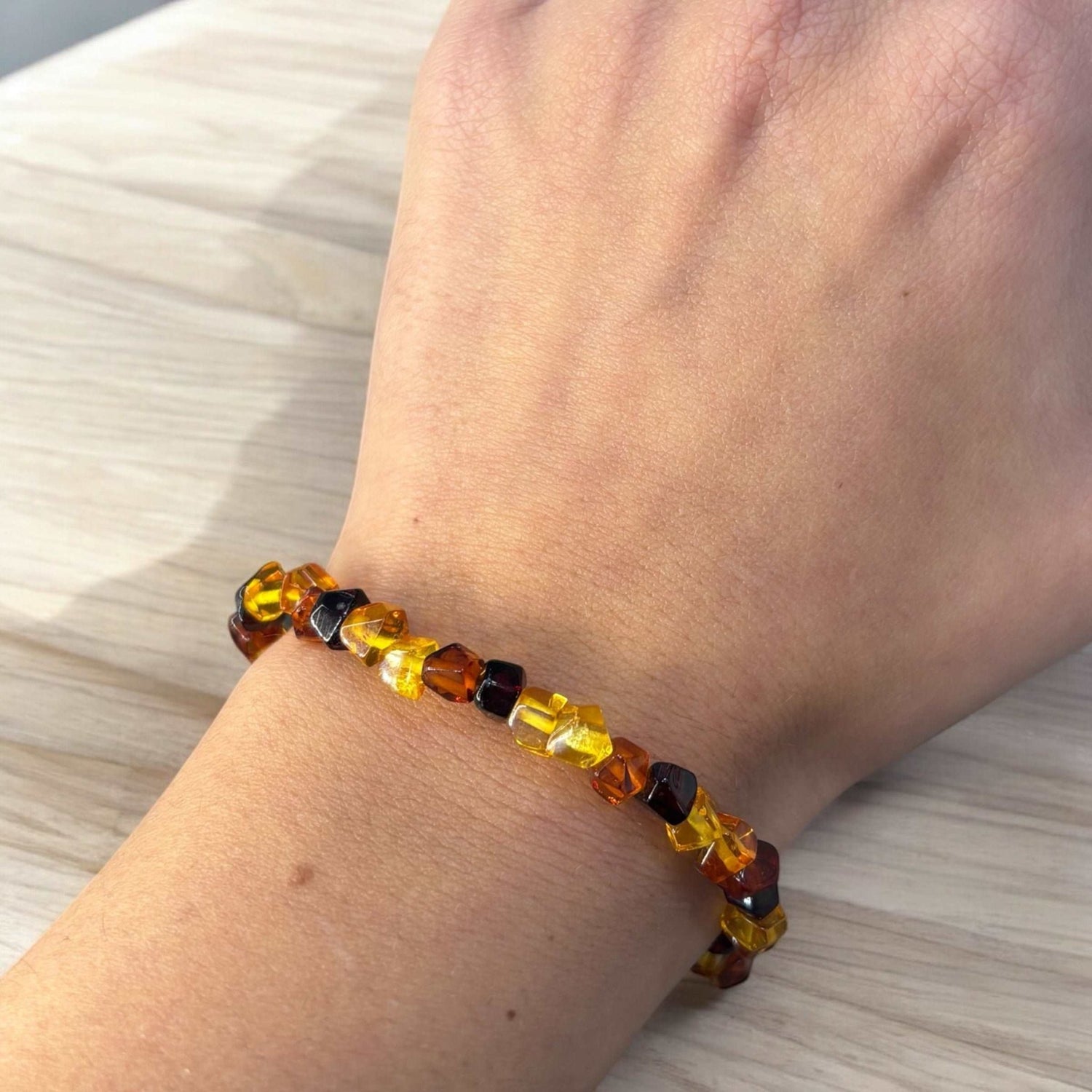 Bracciale Ambra elastico - SIddharta
