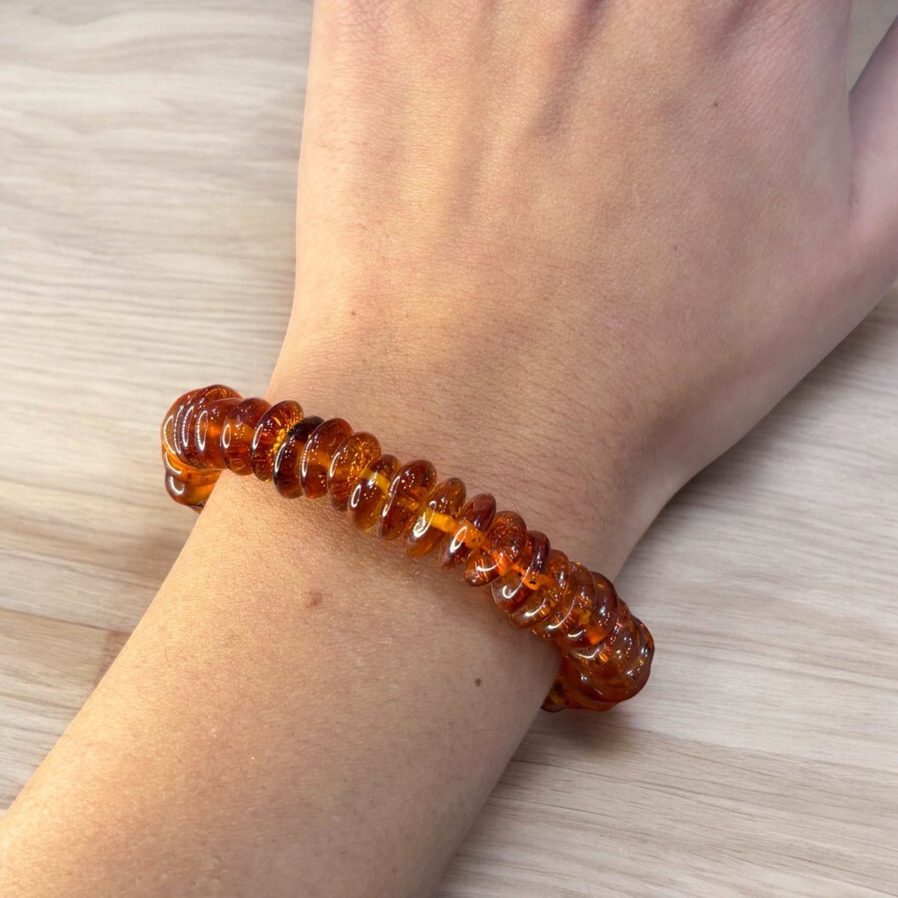 Bracciale Ambra elastico big - SIddharta