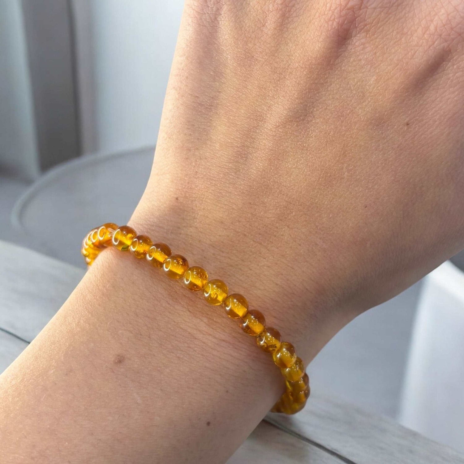 Bracciale Ambra elastico small - SIddharta