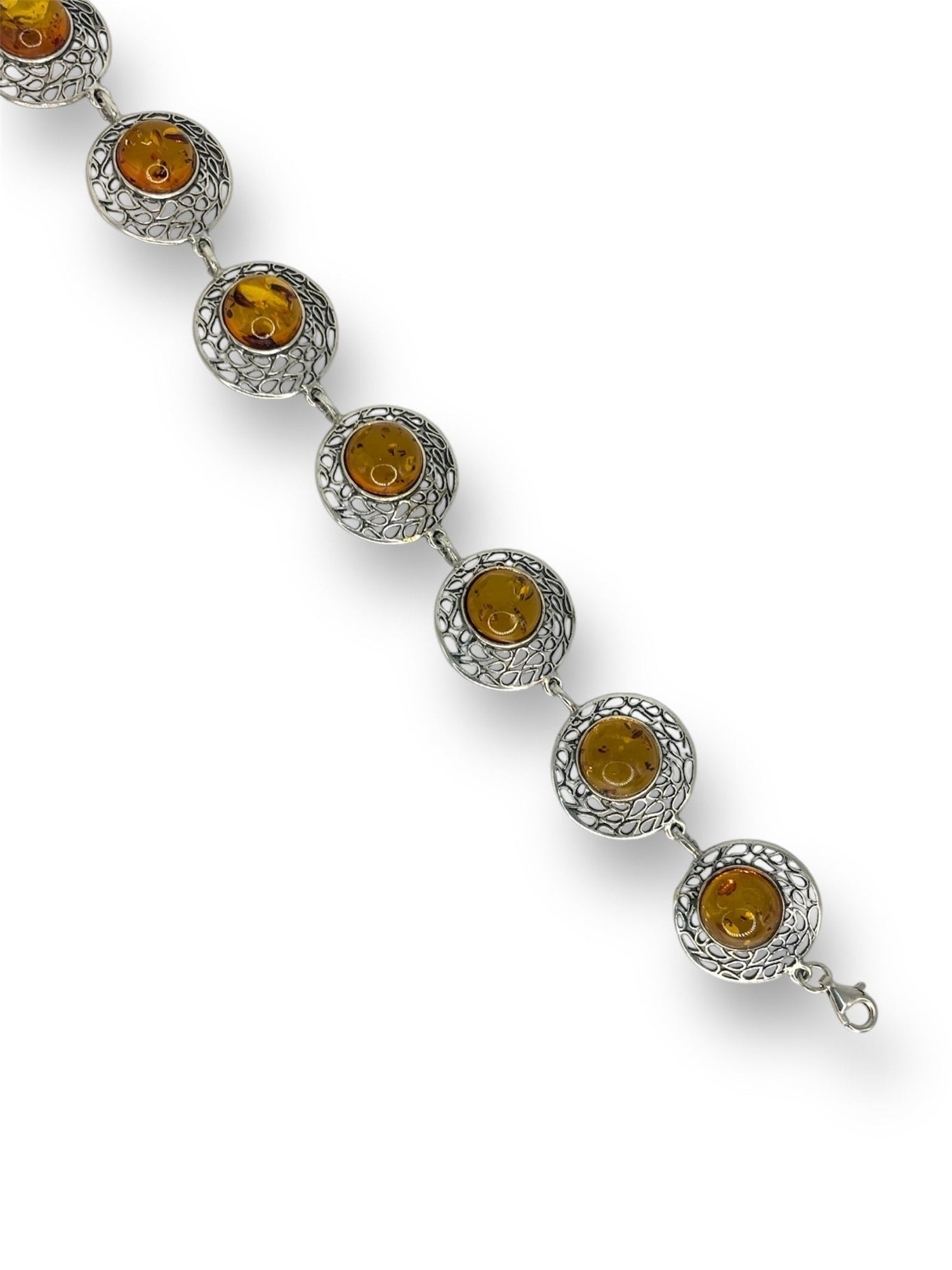 Bracciale argento con Ambra - SIddharta