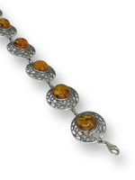 Bracciale argento con Ambra - SIddharta