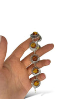 Bracciale argento con Ambra - SIddharta