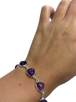 Bracciale argento con Ametista - SIddharta