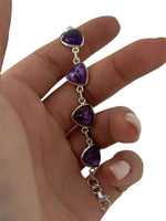 Bracciale argento con Ametista - SIddharta