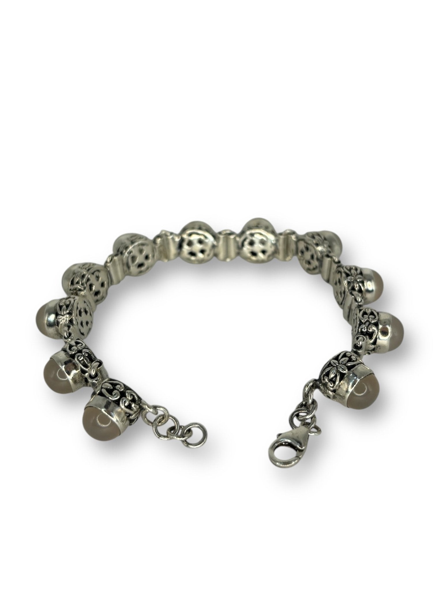 Bracciale argento quarzo rosa - SIddharta
