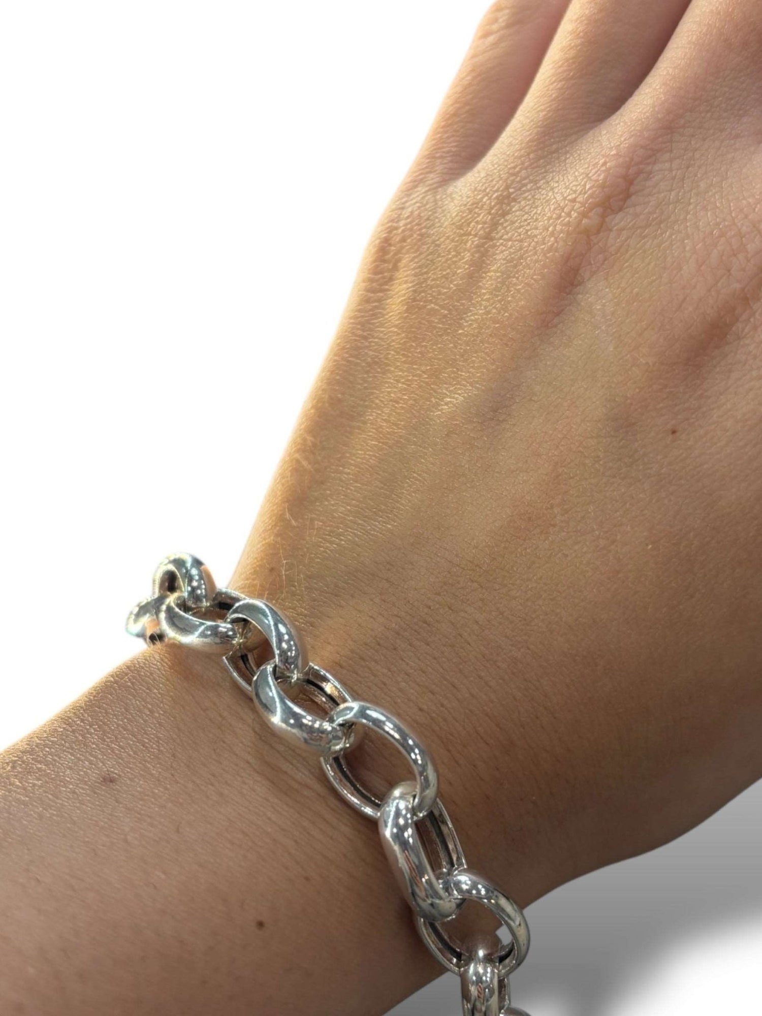 Bracciale catena ovale in argento 925 - SIddharta