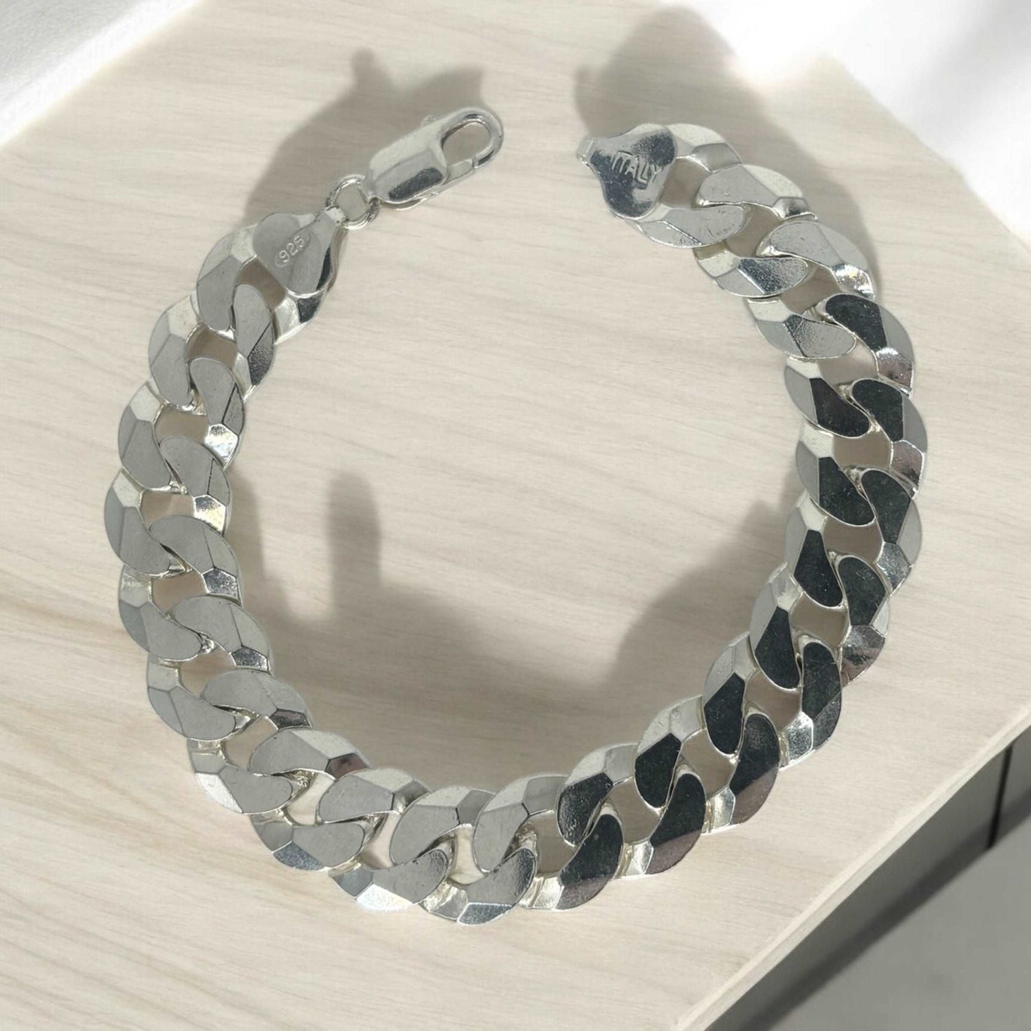Bracciale catena piatta argento 925 - SIddharta