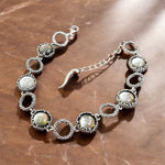 Bracciale collezione Coraline con Labradorite in argento 925 - SIddharta