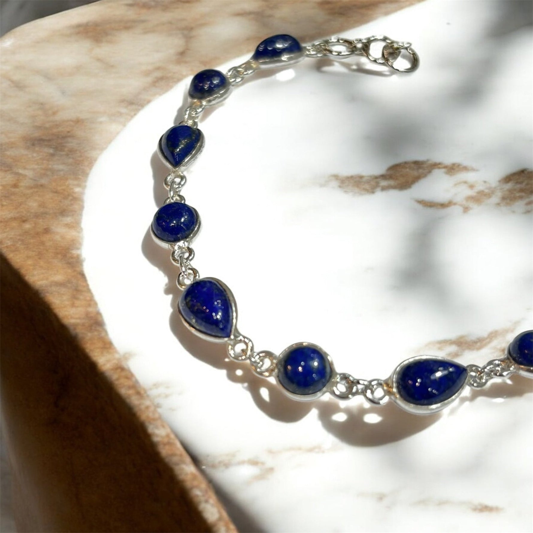 Bracciale con pietre in argento 925 - SIddharta