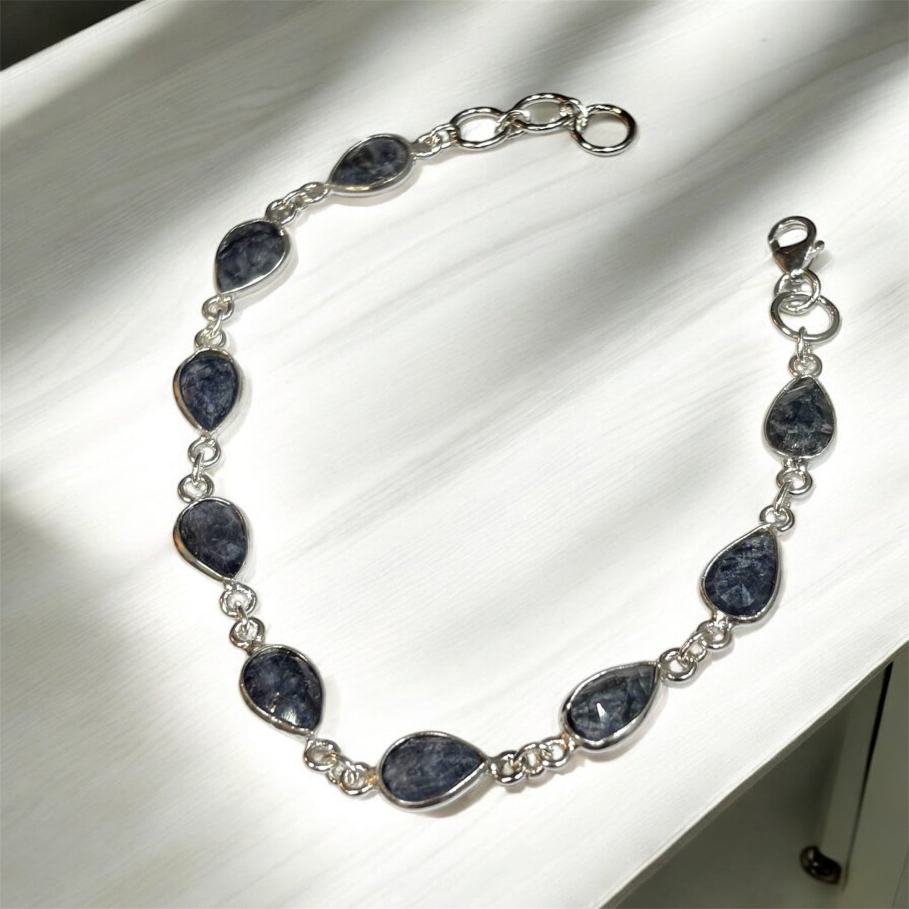 Bracciale con pietre in argento 925 - SIddharta