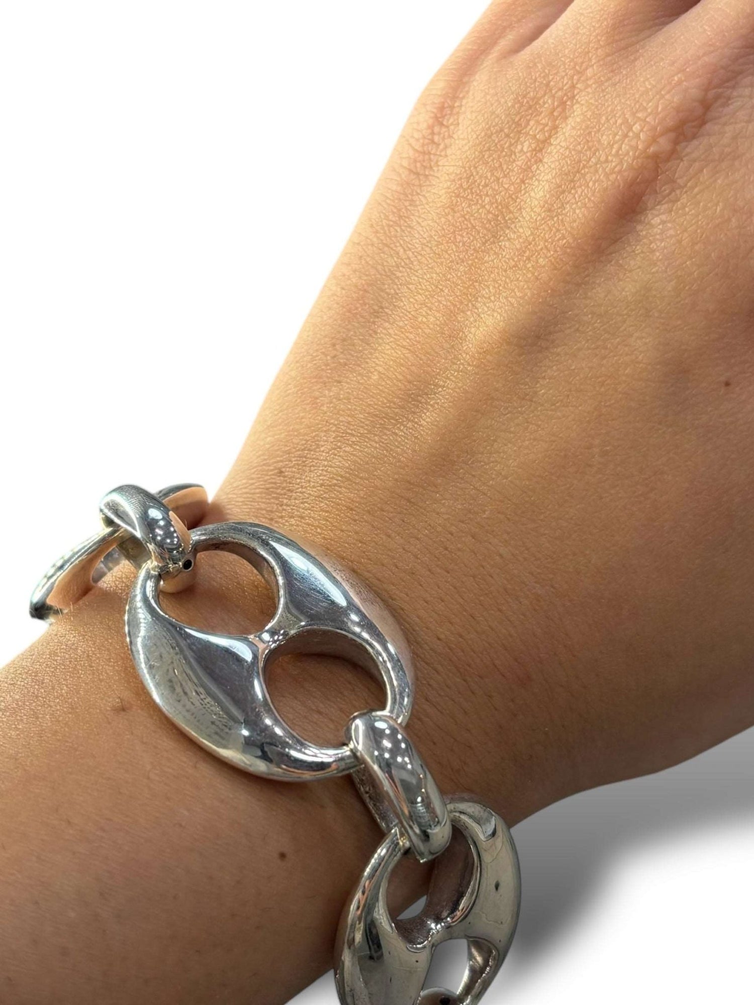 Bracciale maglia marina grande in argento 925 - SIddharta