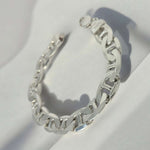 Bracciale maglia marina piatta argento 925 - SIddharta