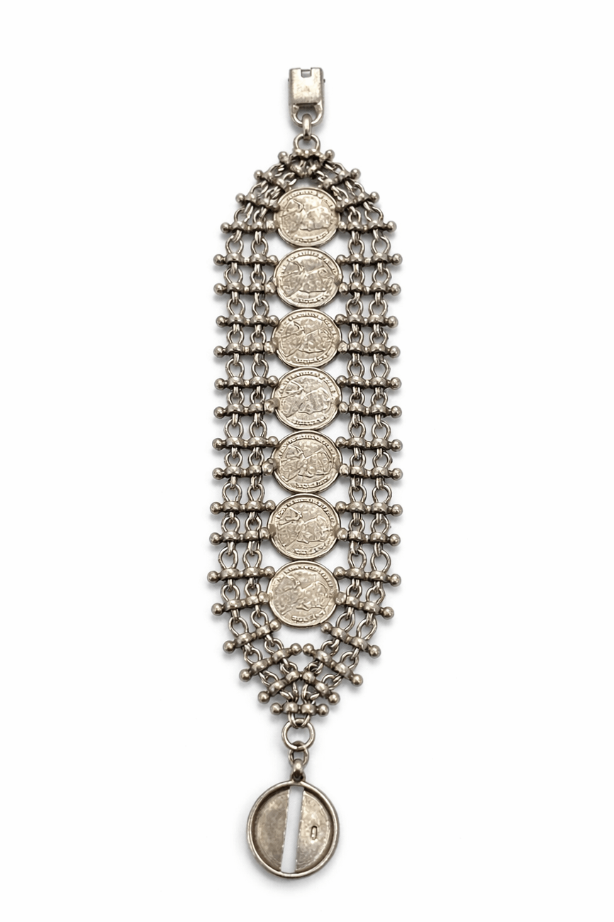 Bracciale monete argento 925 - SIddharta