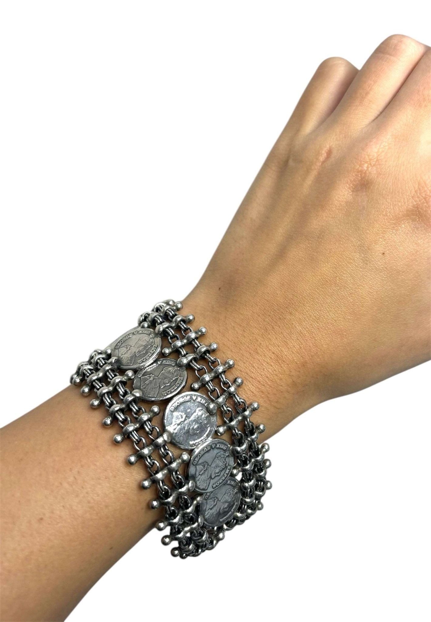 Bracciale monete argento 925 - SIddharta
