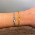 Bracciale nodo in argento 935 - SIddharta
