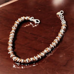 Bracciale Onda bicolore in argento 925 - SIddharta