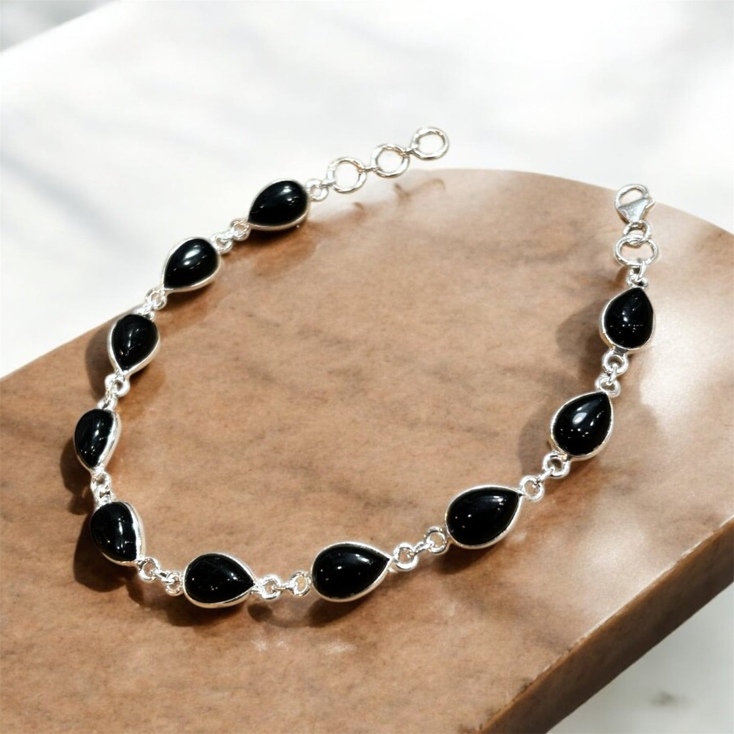 Bracciale onice in argento 925 - SIddharta