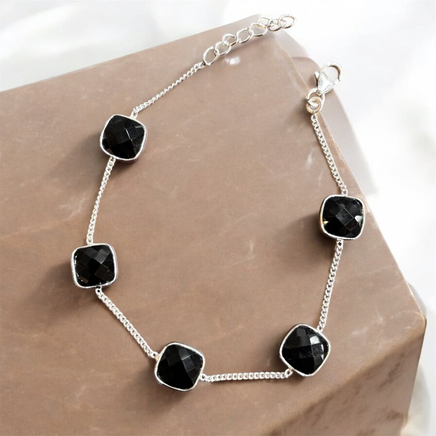 Bracciale onice in argento 925 - SIddharta