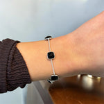 Bracciale onice in argento 925 - SIddharta