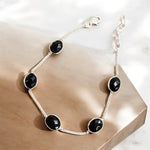Bracciale onice in argento 925 - SIddharta