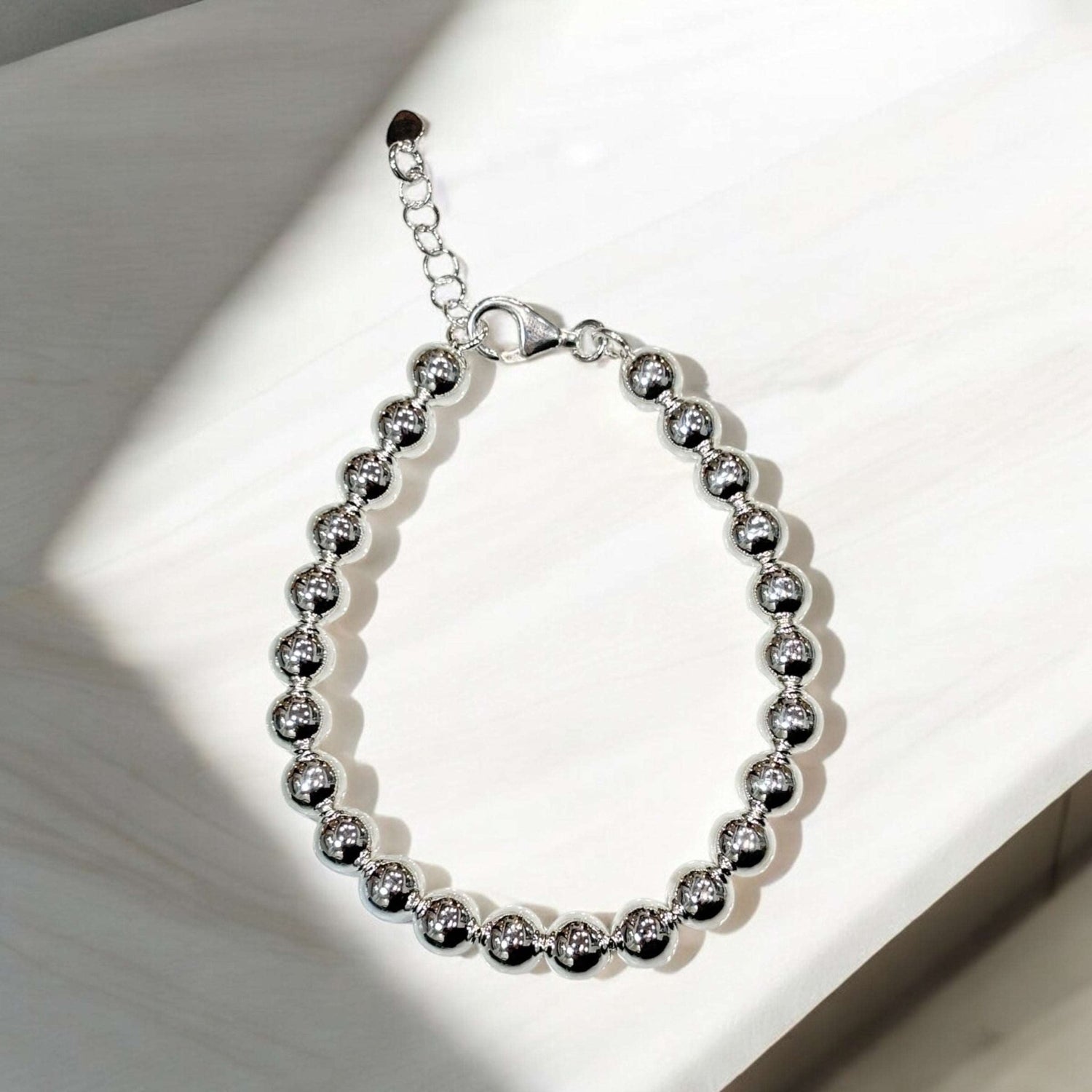 Bracciale pallina L in argento 925 - SIddharta