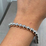 Bracciale pallina L in argento 925 - SIddharta