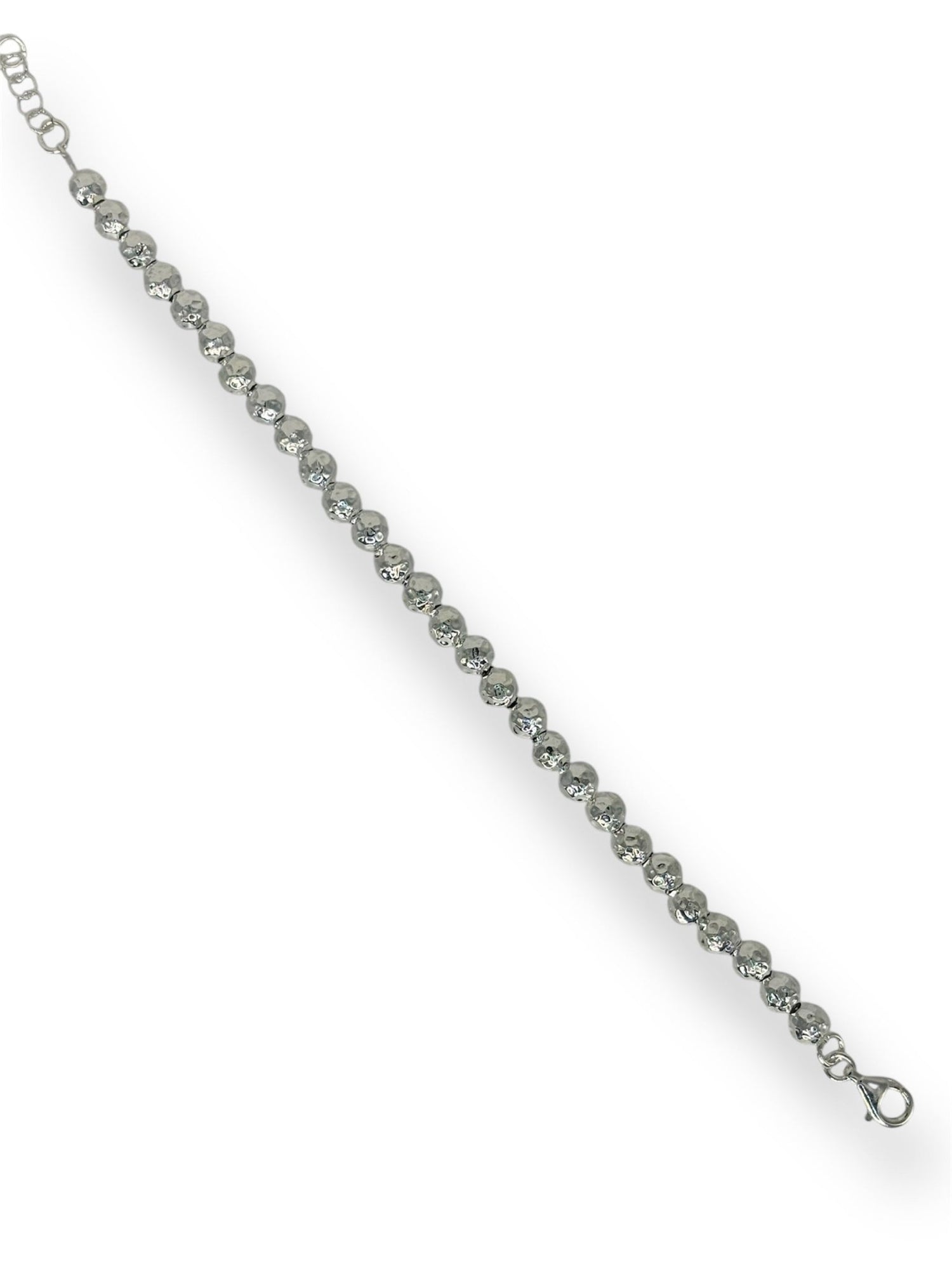 Bracciale palline M argento sfaccettate - SIddharta