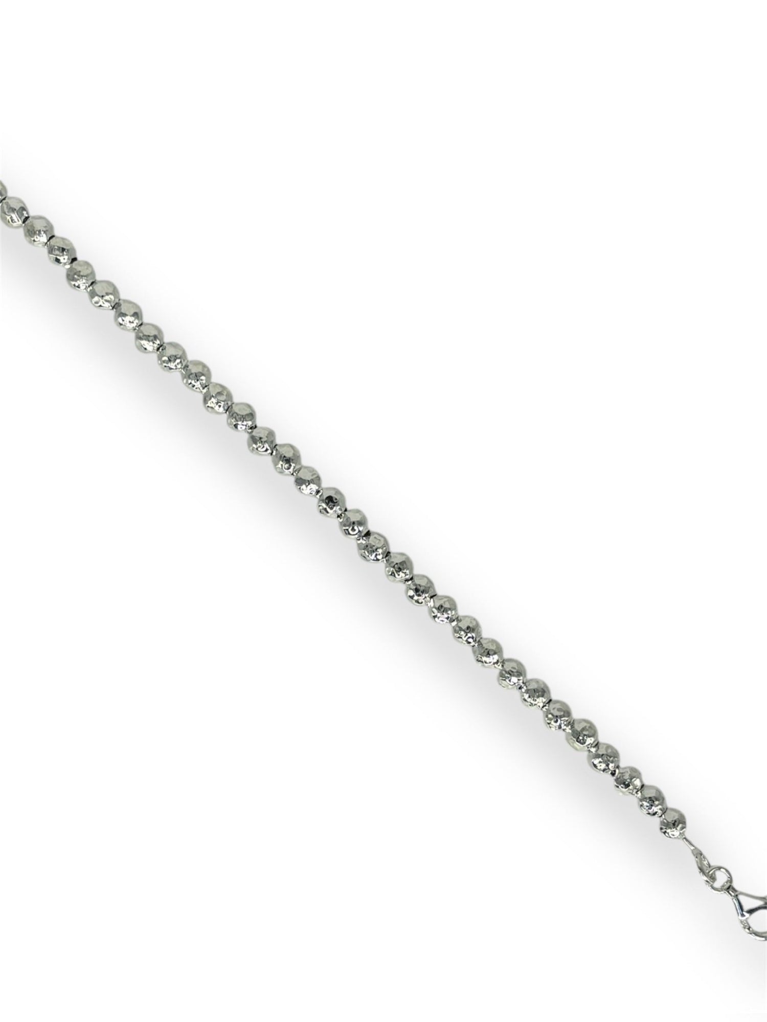 Bracciale palline S argento sfaccettate - SIddharta