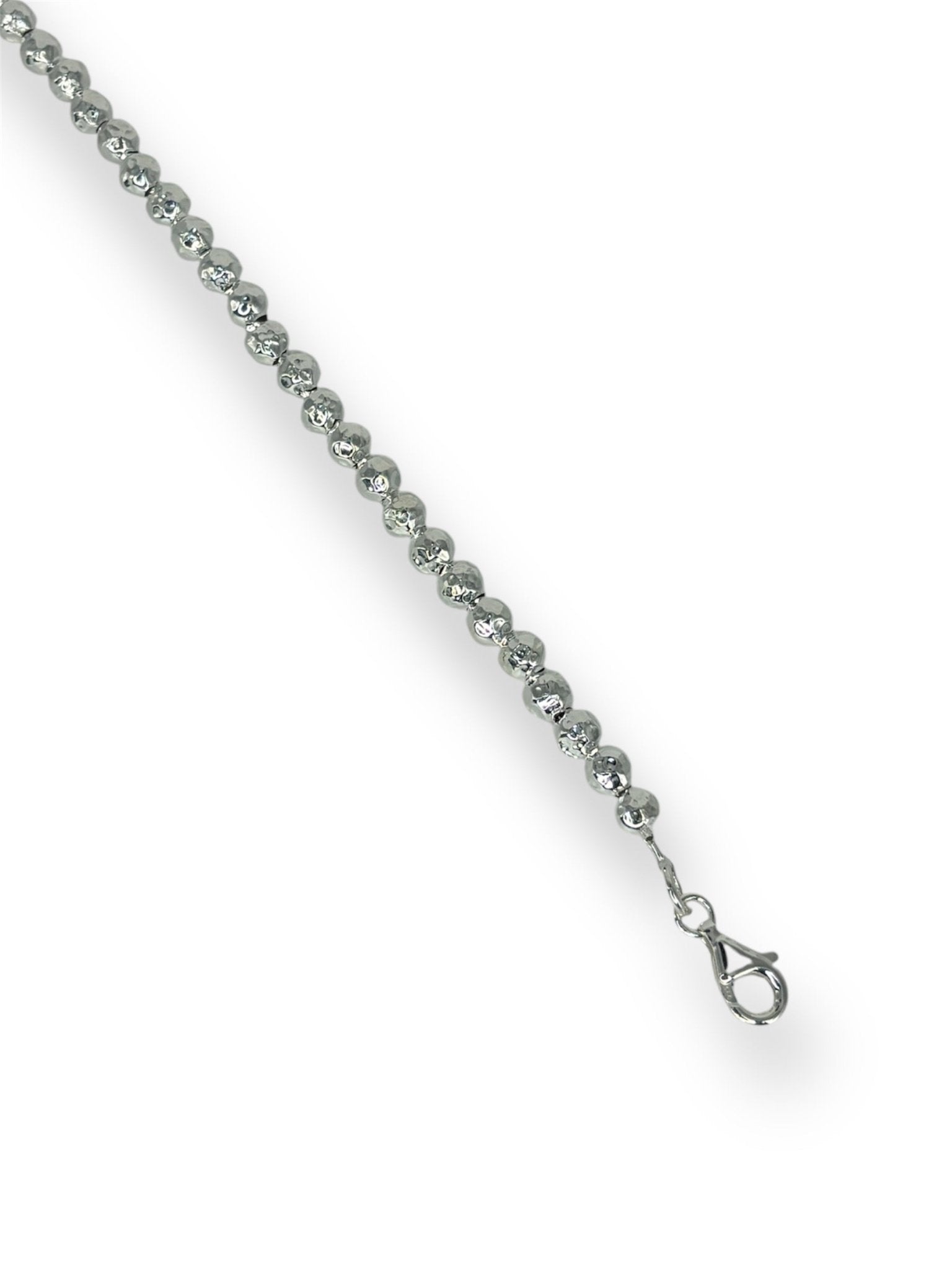 Bracciale palline S argento sfaccettate - SIddharta