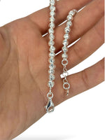 Bracciale palline S argento sfaccettate - SIddharta