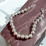 Bracciale palline sfaccettate XL in argento 925 - SIddharta