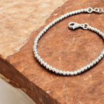 Bracciale palline sfaccettate XS argento 925 - SIddharta