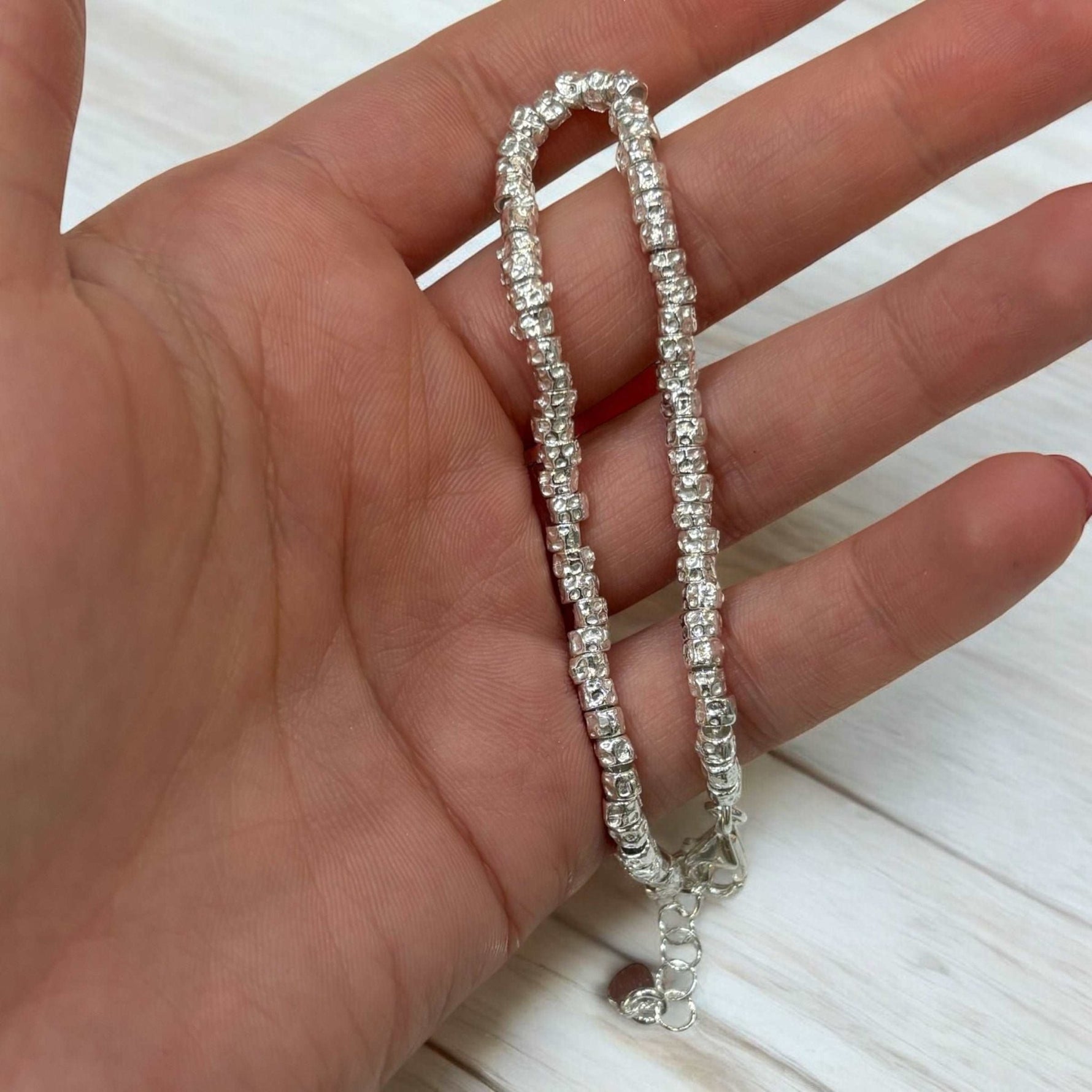 Bracciale pepite in argento 925 - SIddharta