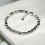 Bracciale pepite ovali in argento 925 - SIddharta