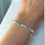 Bracciale pepite ovali in argento 925 - SIddharta