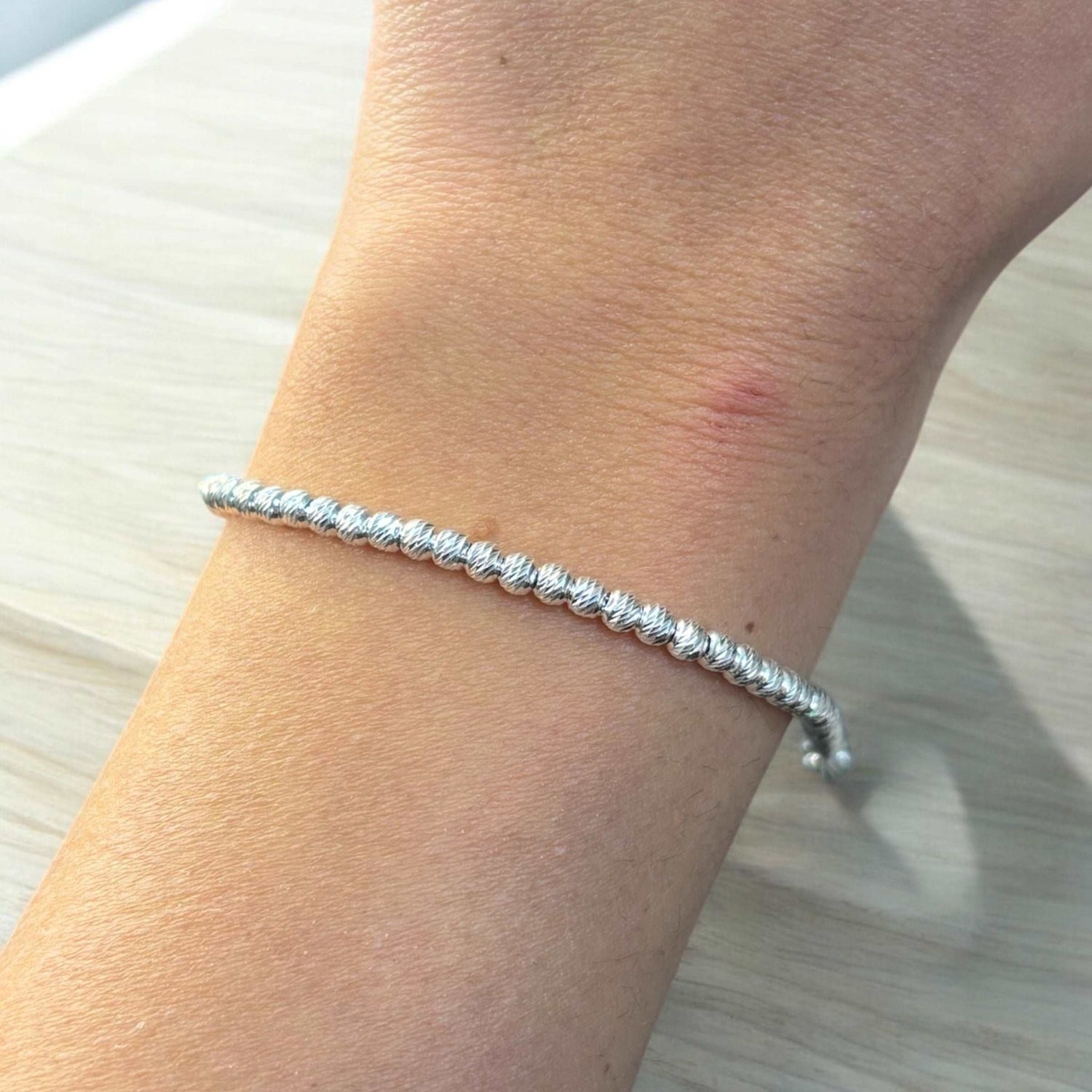 Bracciale pepite sfaccettate small argento 925 - SIddharta