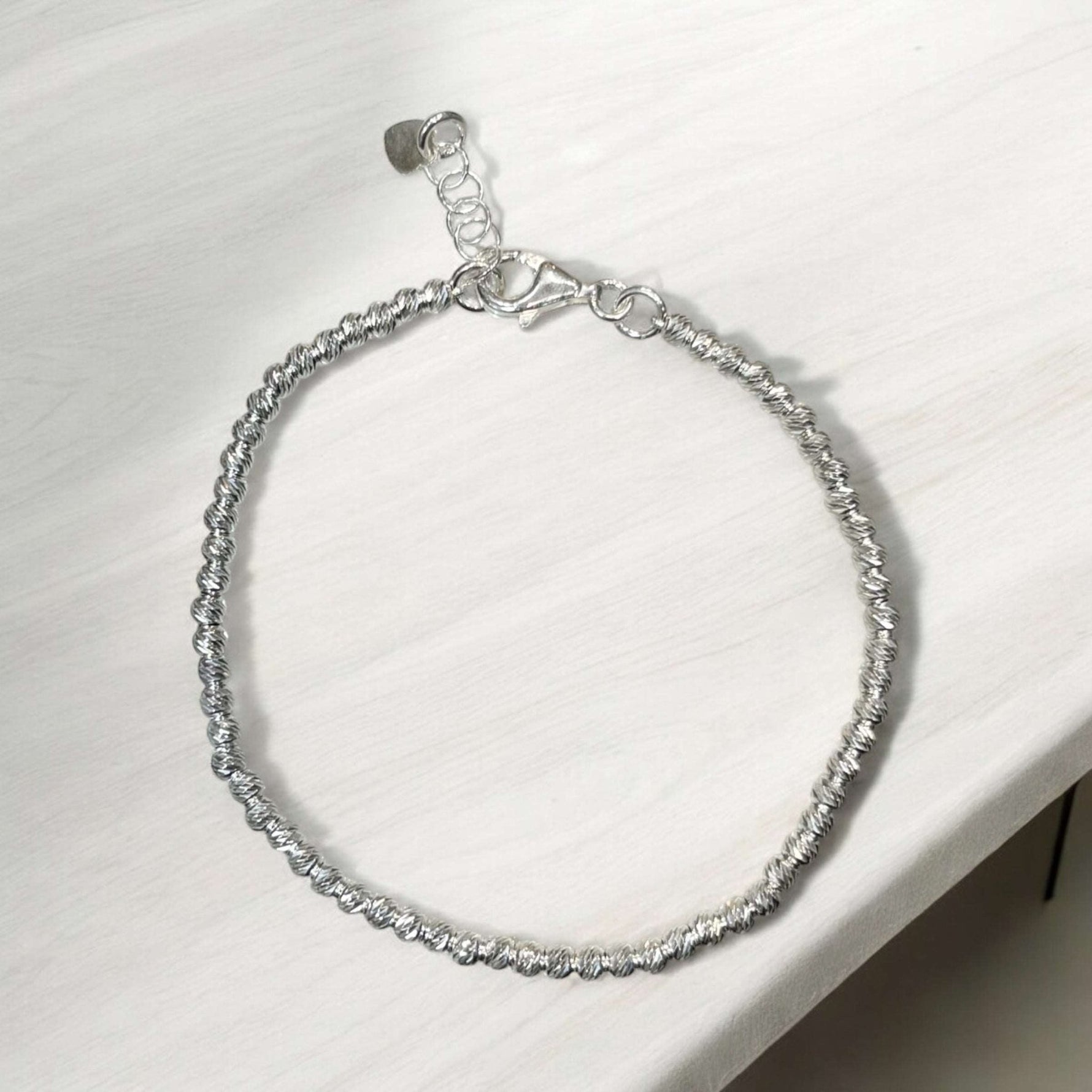 Bracciale pepite sfaccettate small argento 925 - SIddharta