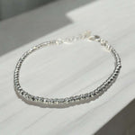 Bracciale pepite sfaccettate small argento 925 - SIddharta
