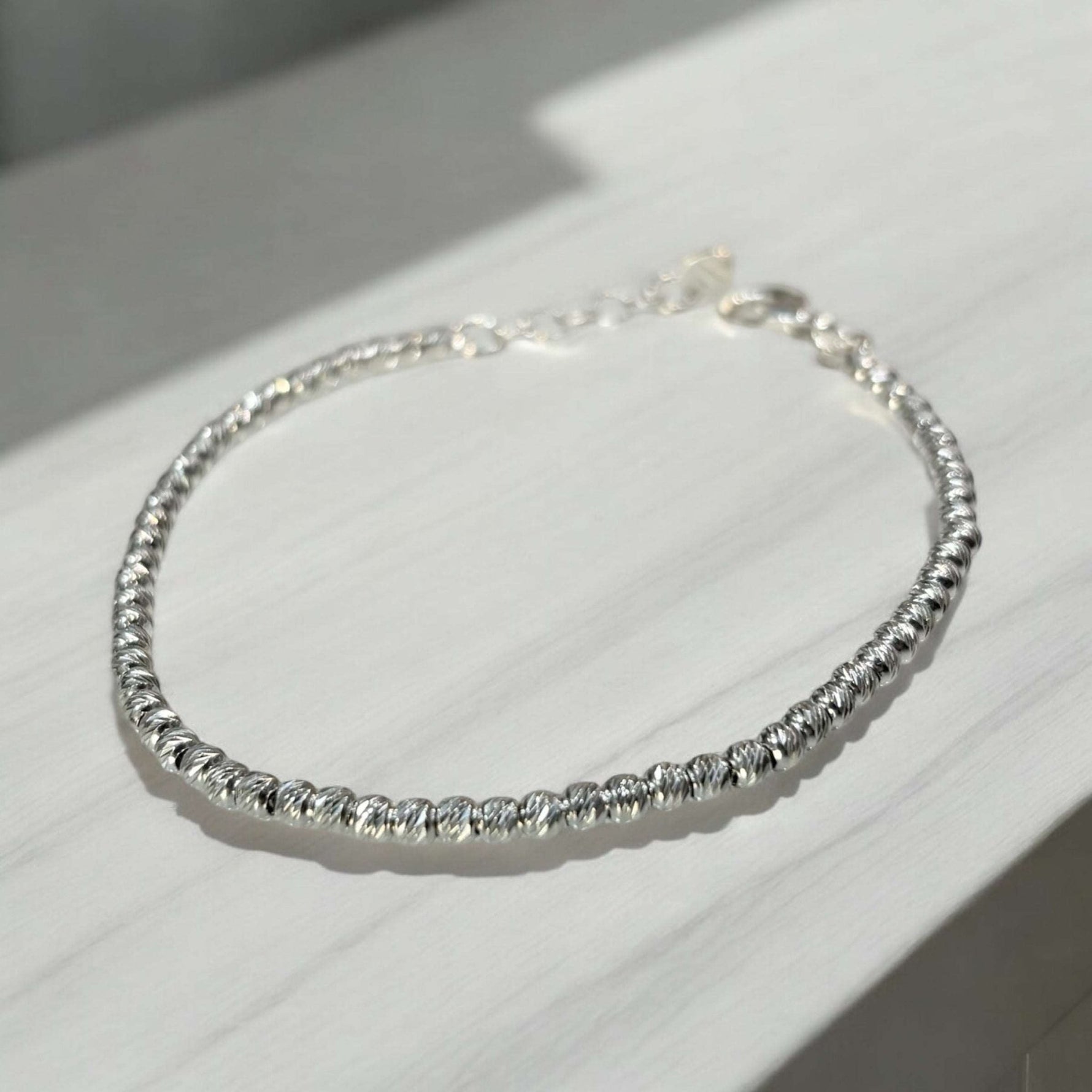 Bracciale pepite sfaccettate small argento 925 - SIddharta