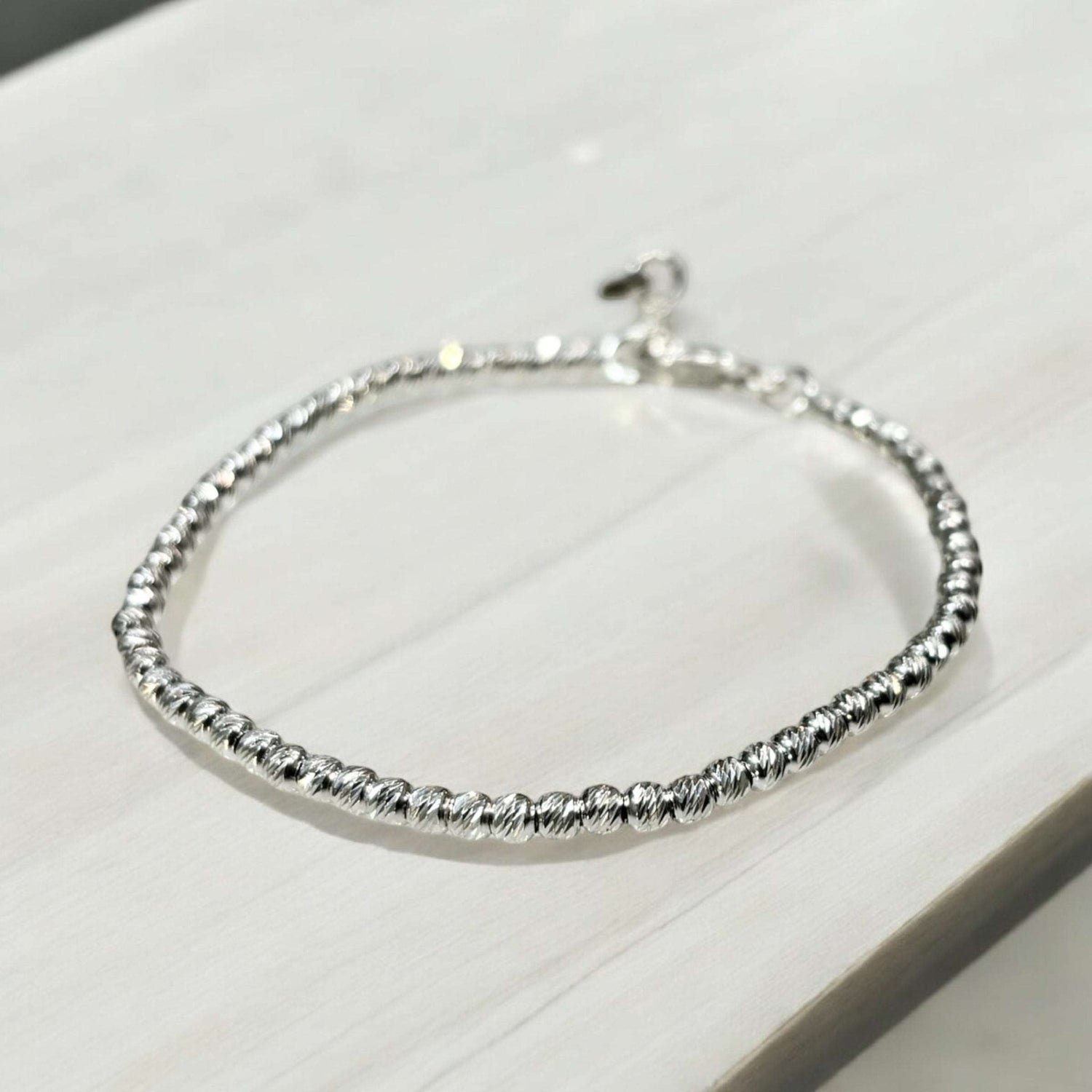 Bracciale pepite sfaccettate small argento 925 - SIddharta