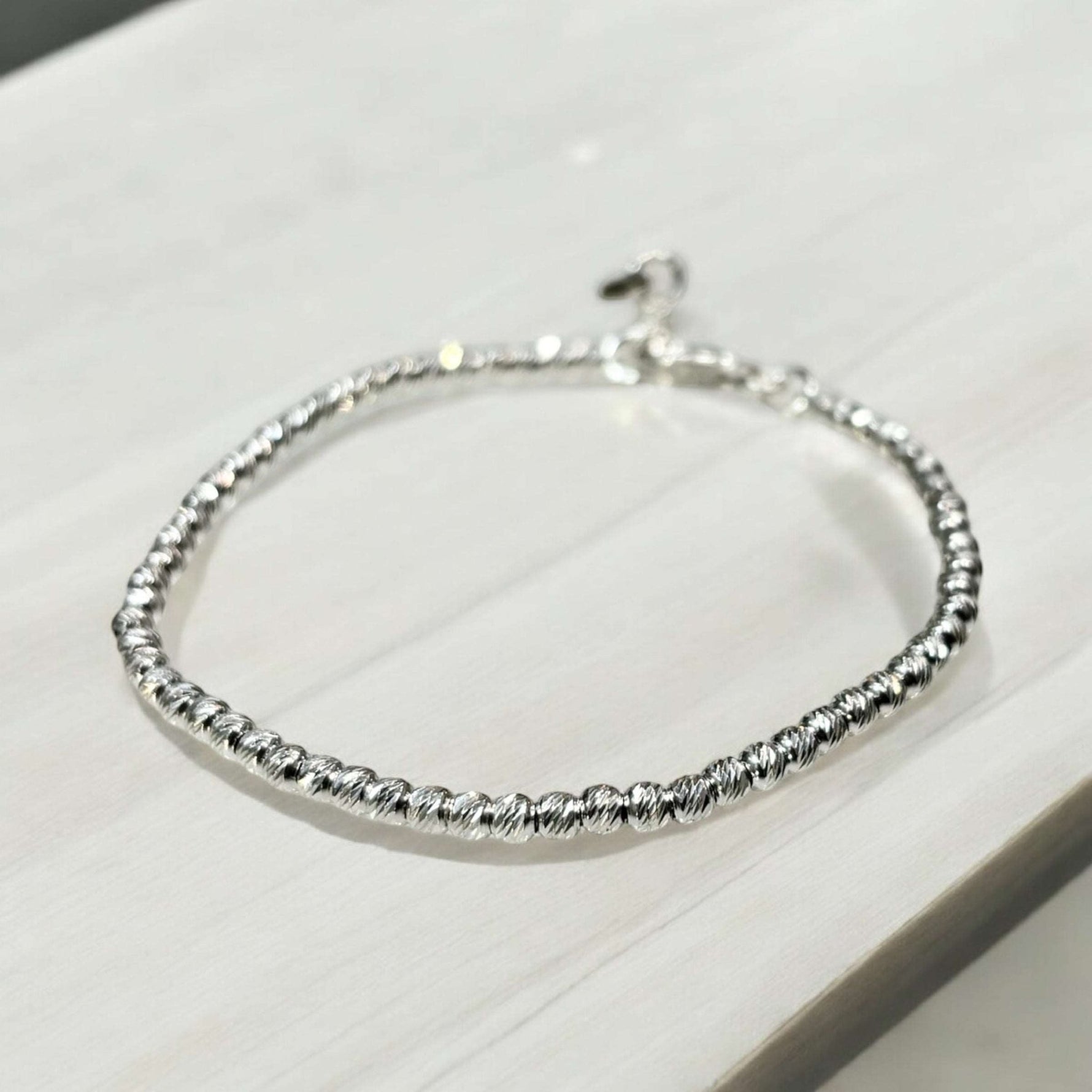 Bracciale pepite sfaccettate small argento 925 - SIddharta