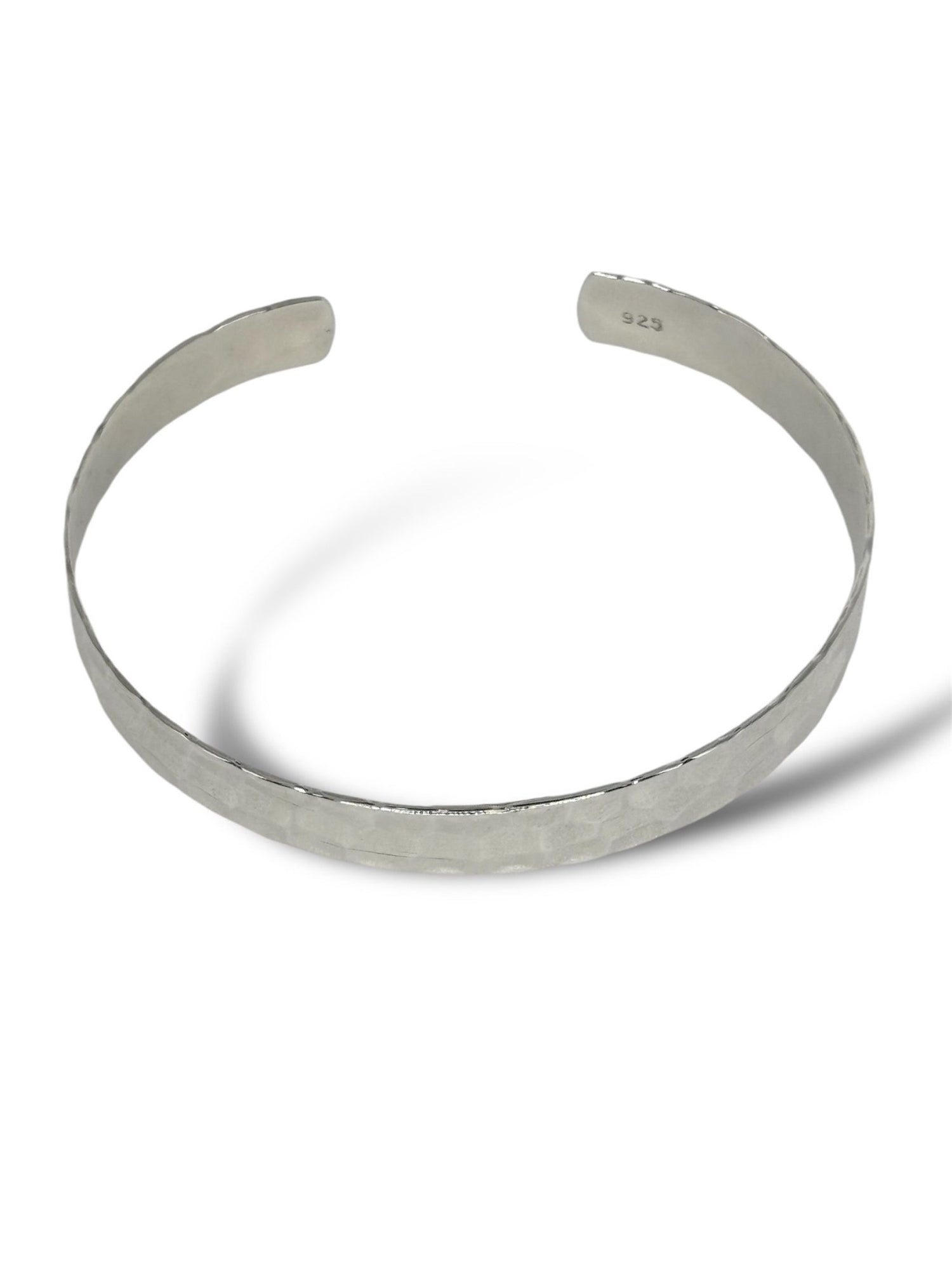 Bracciale rigido martellato argento 925 - SIddharta