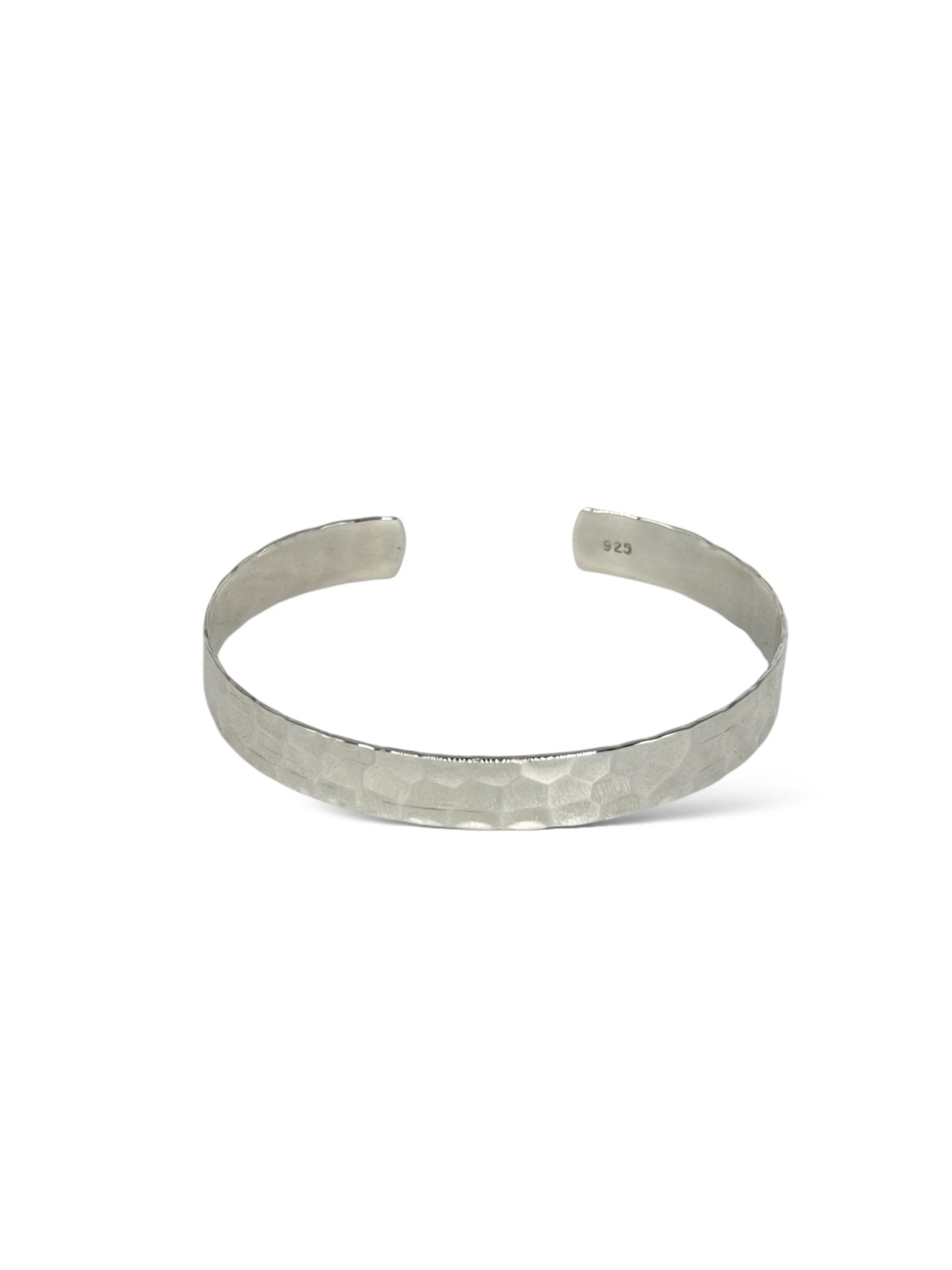 Bracciale rigido martellato argento 925 - SIddharta