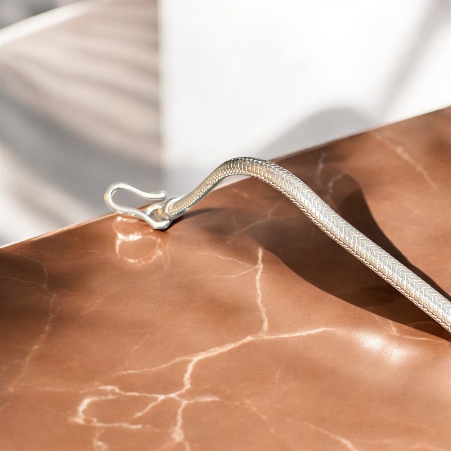 Bracciale Snake bombato in argento 925 - SIddharta